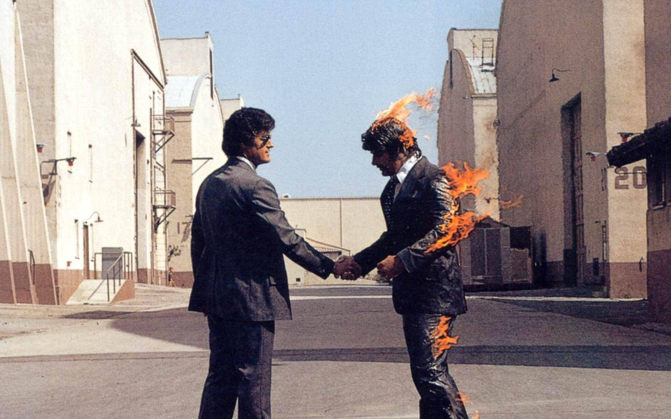 Pink Floyd 4K Wish You Were Here Copertă Fundal