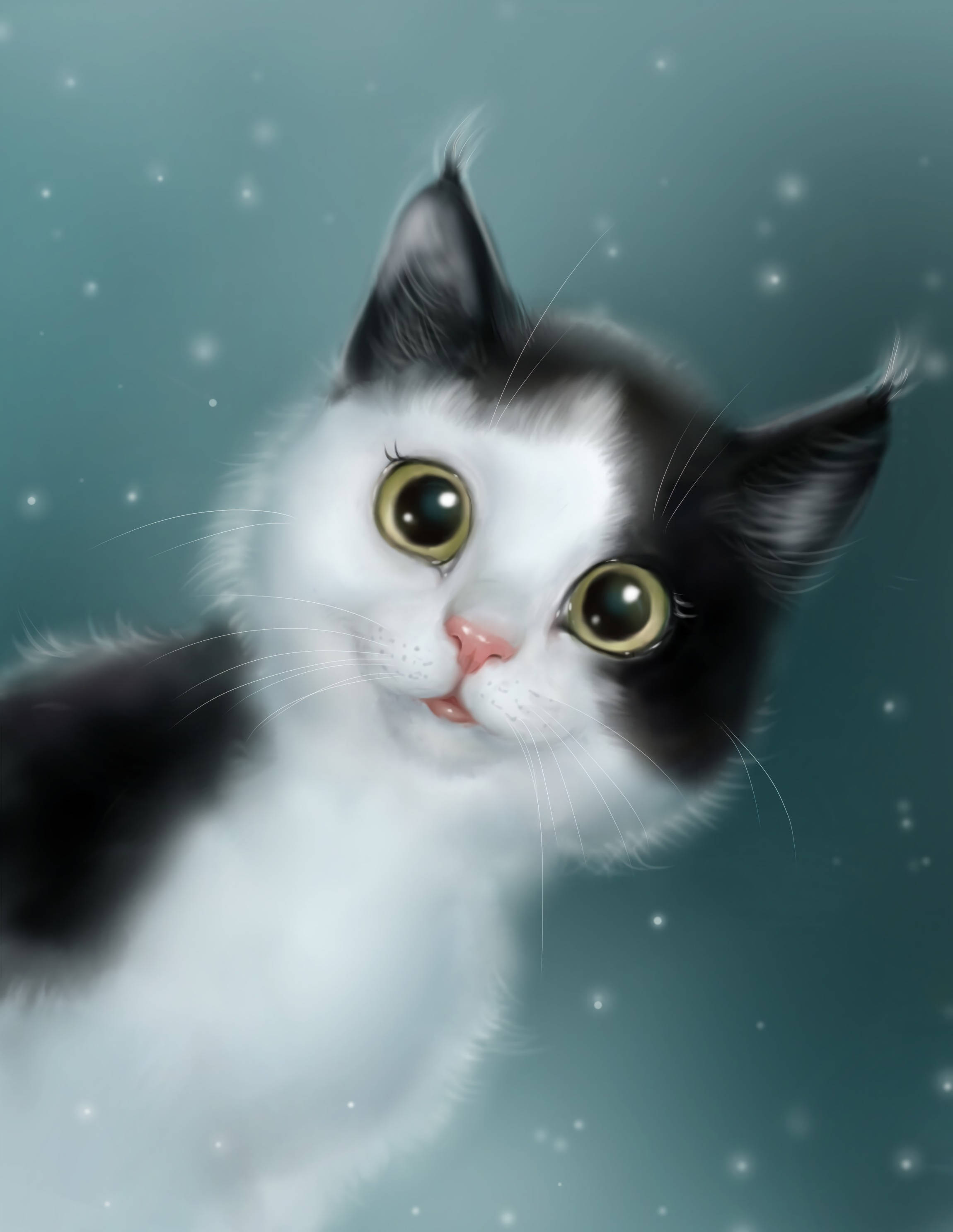 Pisică adorabilă în elementul ei Fundal