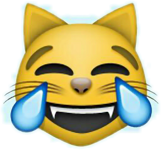 Pisica care râde_ Emoji_ Lacrimi de bucurie.PNG Fundal