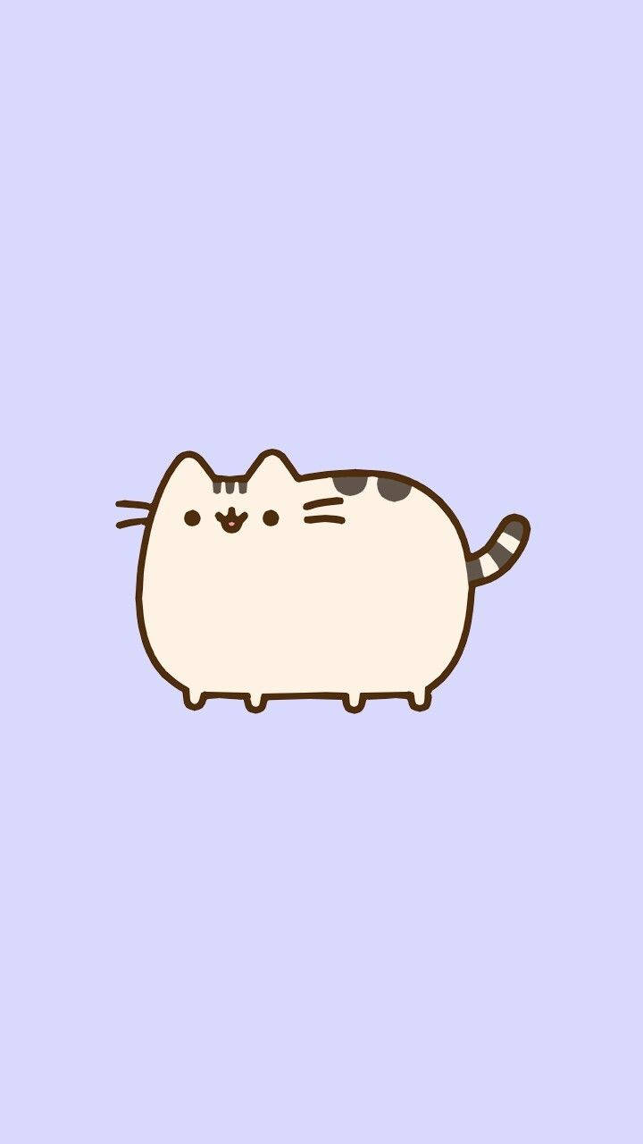 Pisica de desene animate Pusheen Fundal