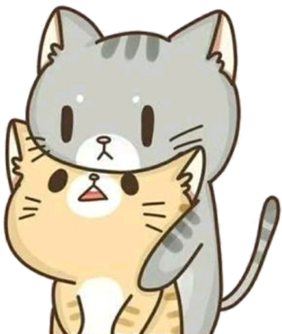 Pisică Kawaii Drăguță cu Dungi Fundal