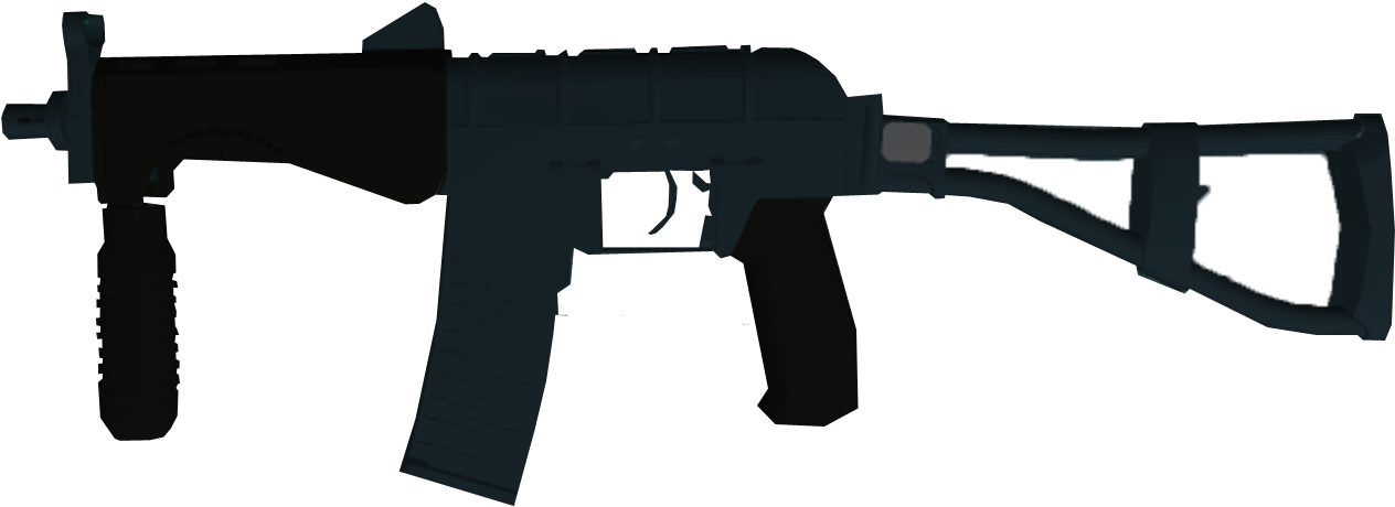 Pistol Mitralieră în Stil Roblox Fundal