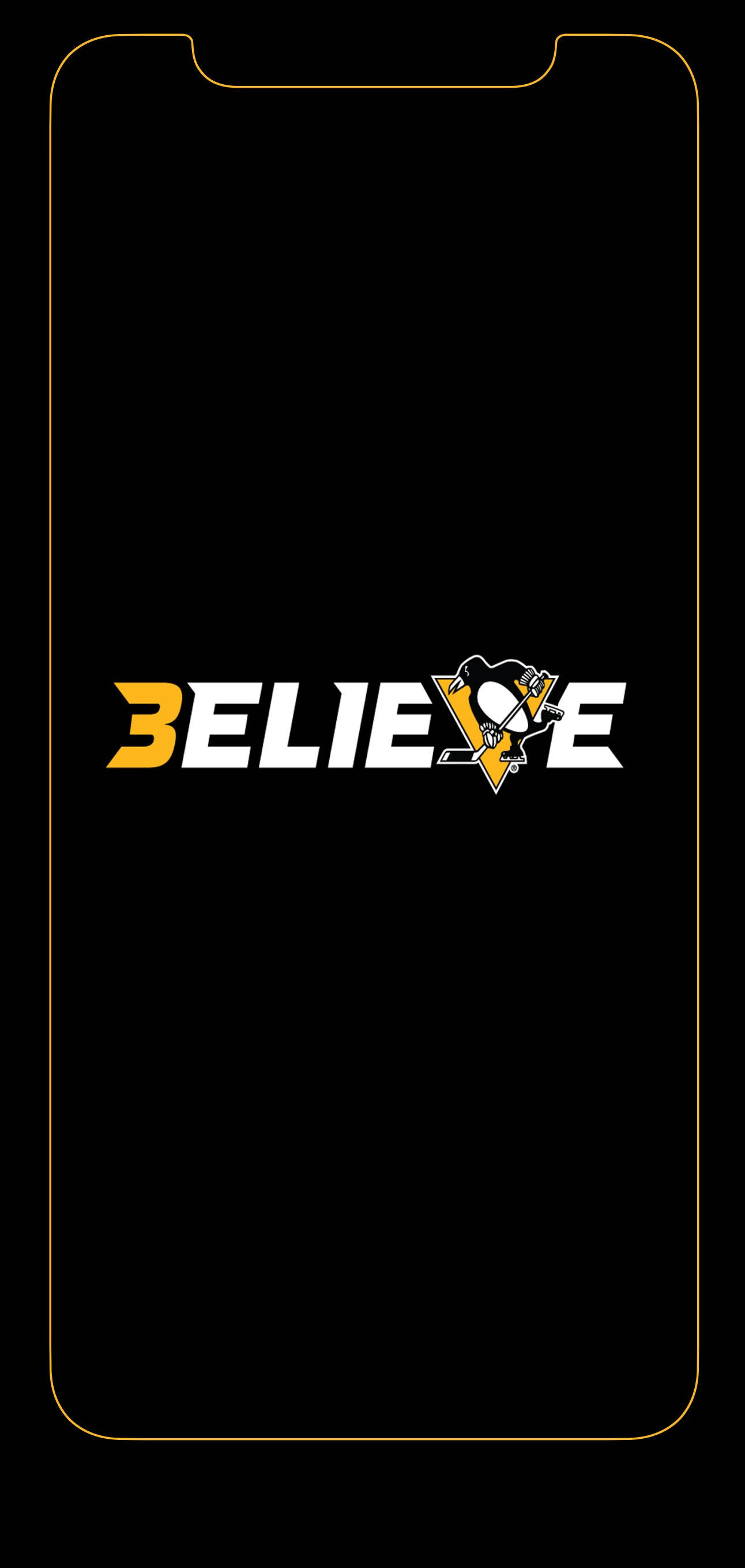 Pittsburgh Penguins Logo Believe Fundal