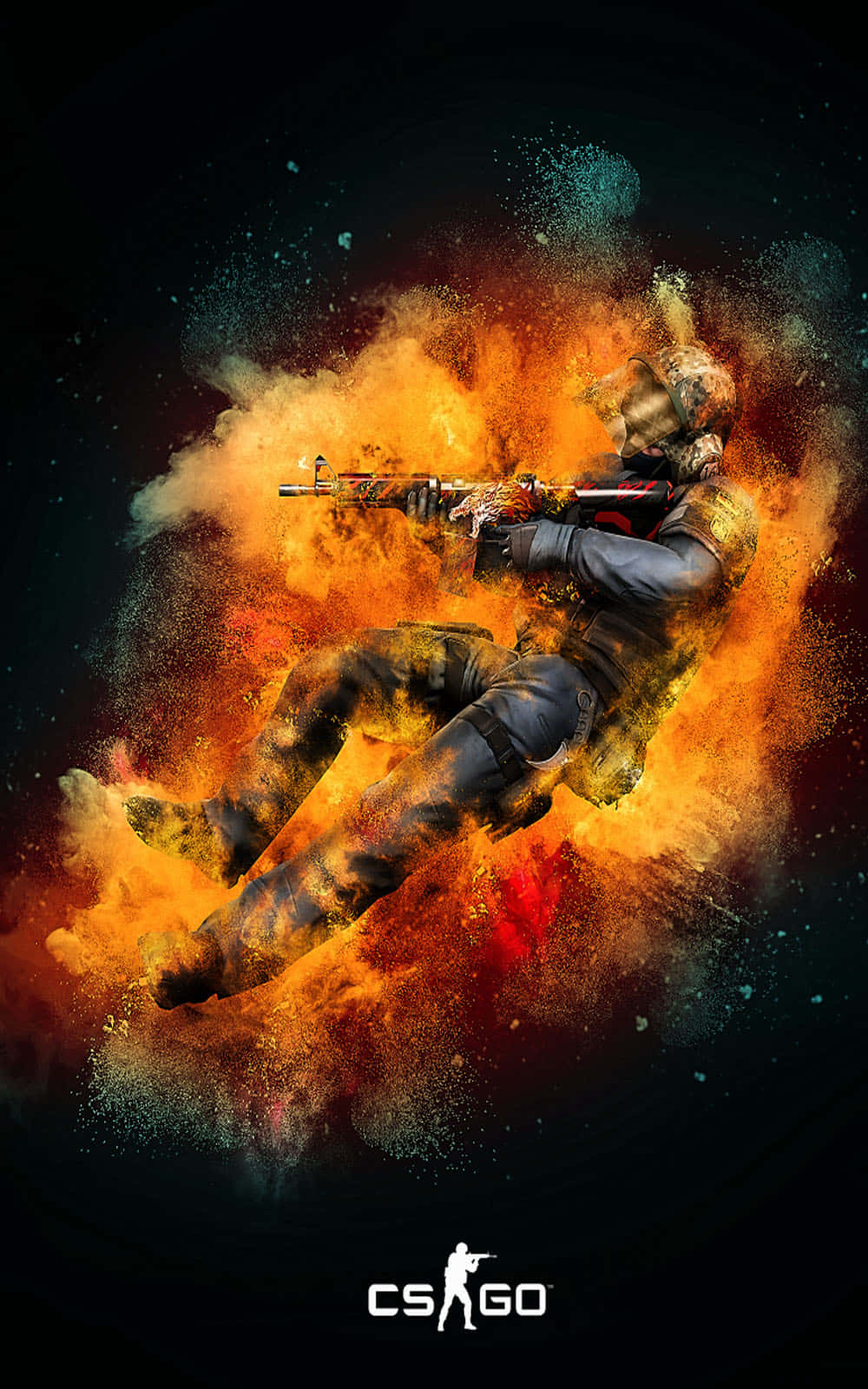 Pixel 3 Counter-strike Global Offensive Fundal Foc Fundal