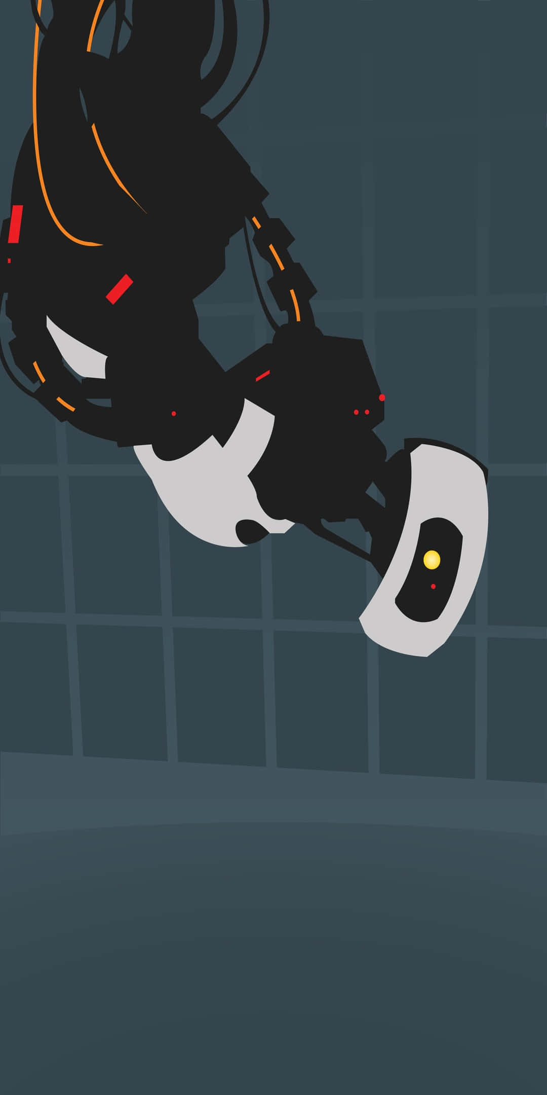 Pixel 3 Fundal Minimal Desen Fanart GLAdOS Fundal