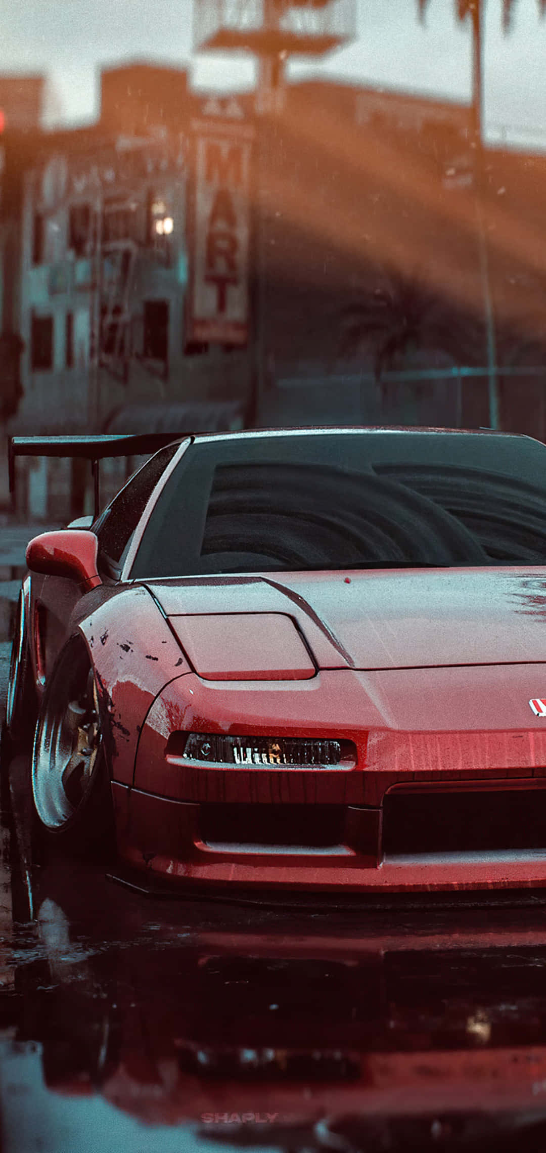 Pixel 3 Need For Speed Fundal Ferrari Roșu Fundal