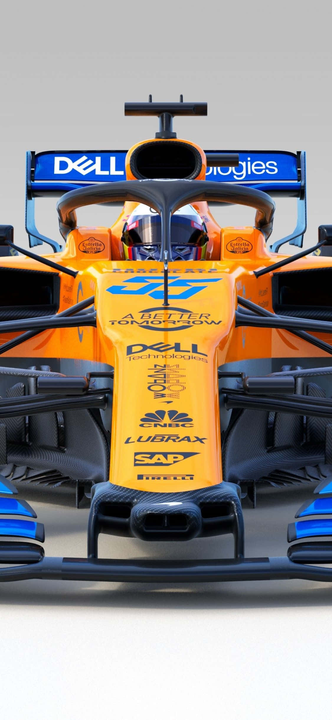 Pixel 3XL F1 2016 McLaren Fundal Alb Fundal