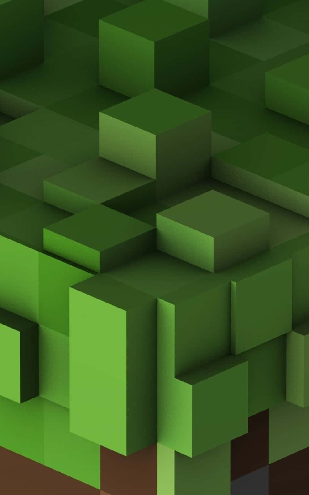 Pixel 3xl Minecraft Fundal Forme de Iarbă Fundal