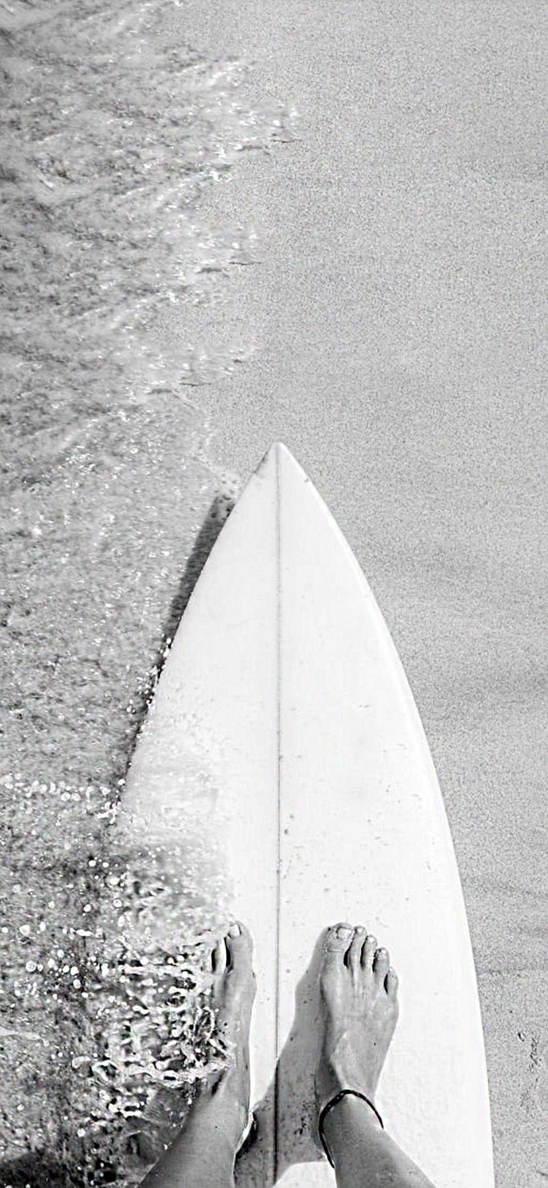 Placă de surf monocromă Fundal