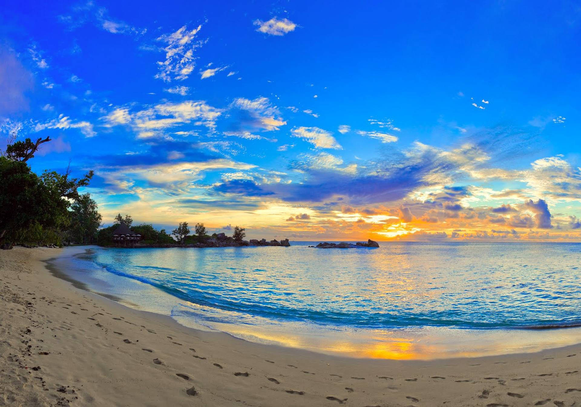 Plajă Tropicală de Vară pentru Desktop Fundal