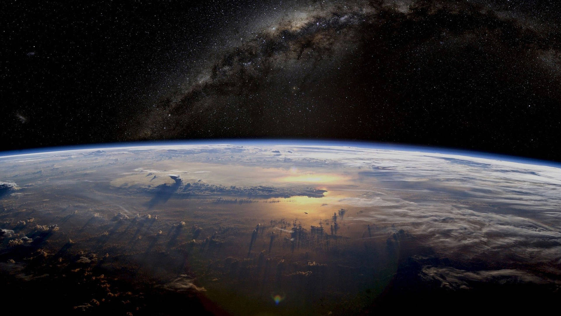 Planetă în spațiu 1440p HD Fundal