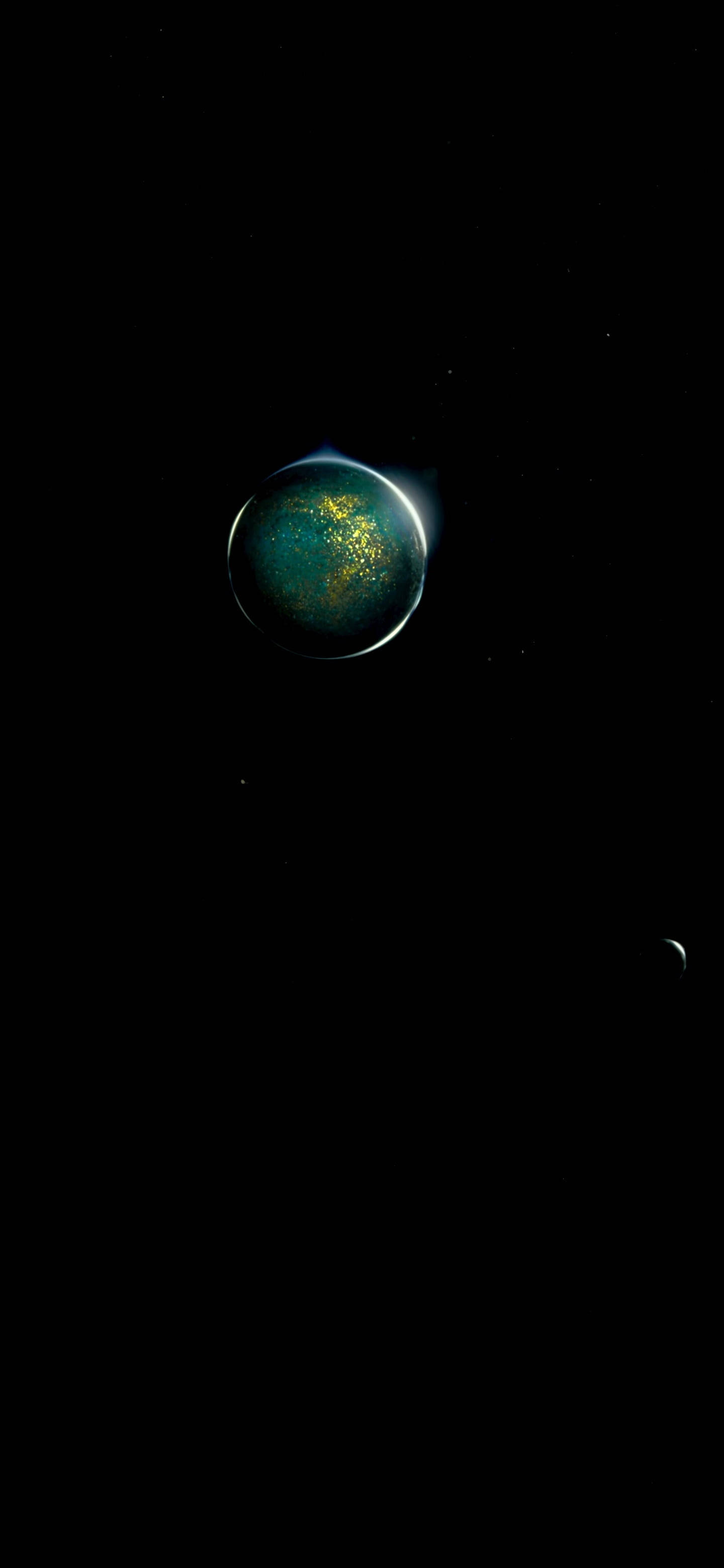Planetă Solitară OLED Telefon Fundal