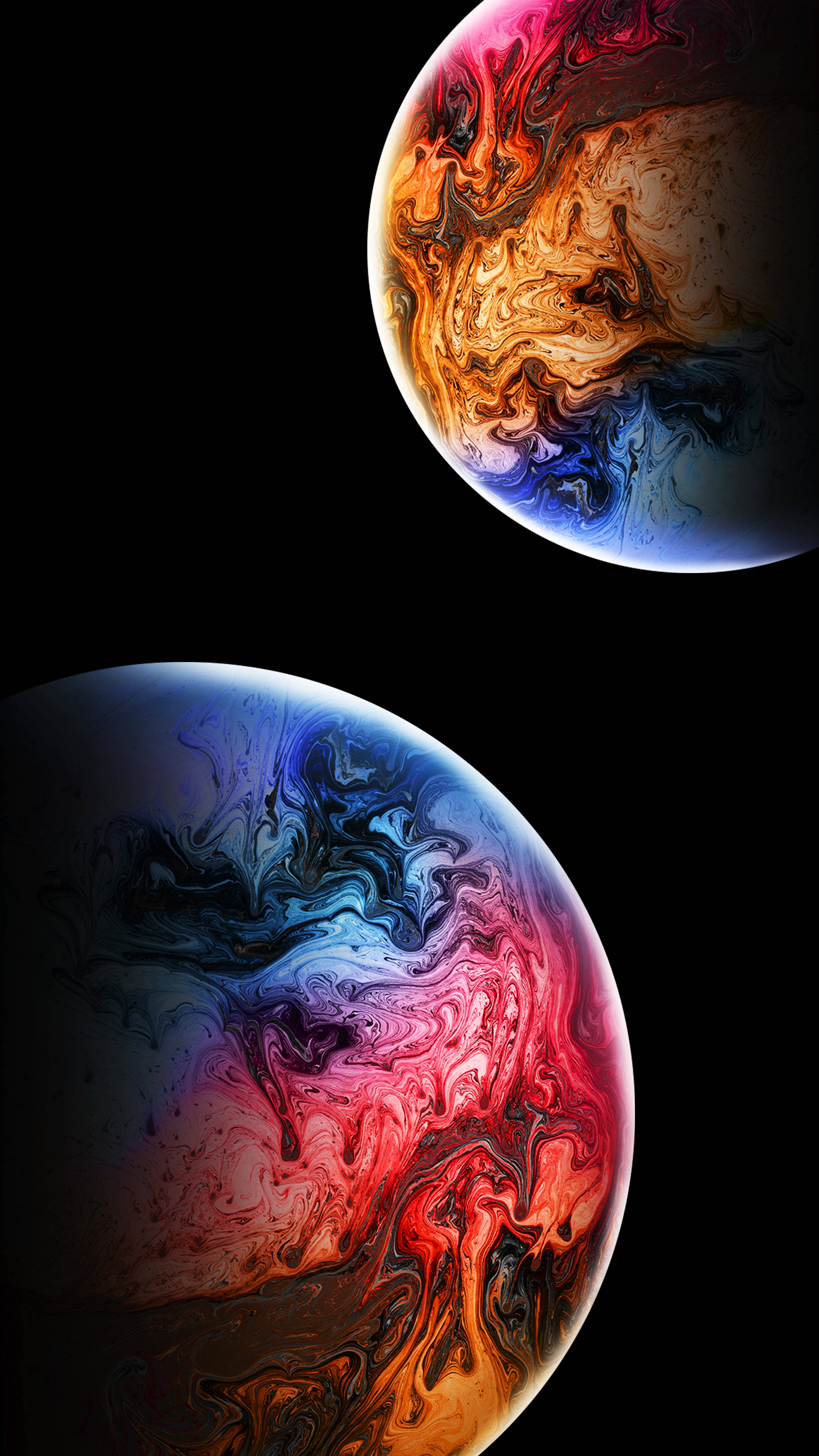 Planete Colorate 8K Telefon Fundal