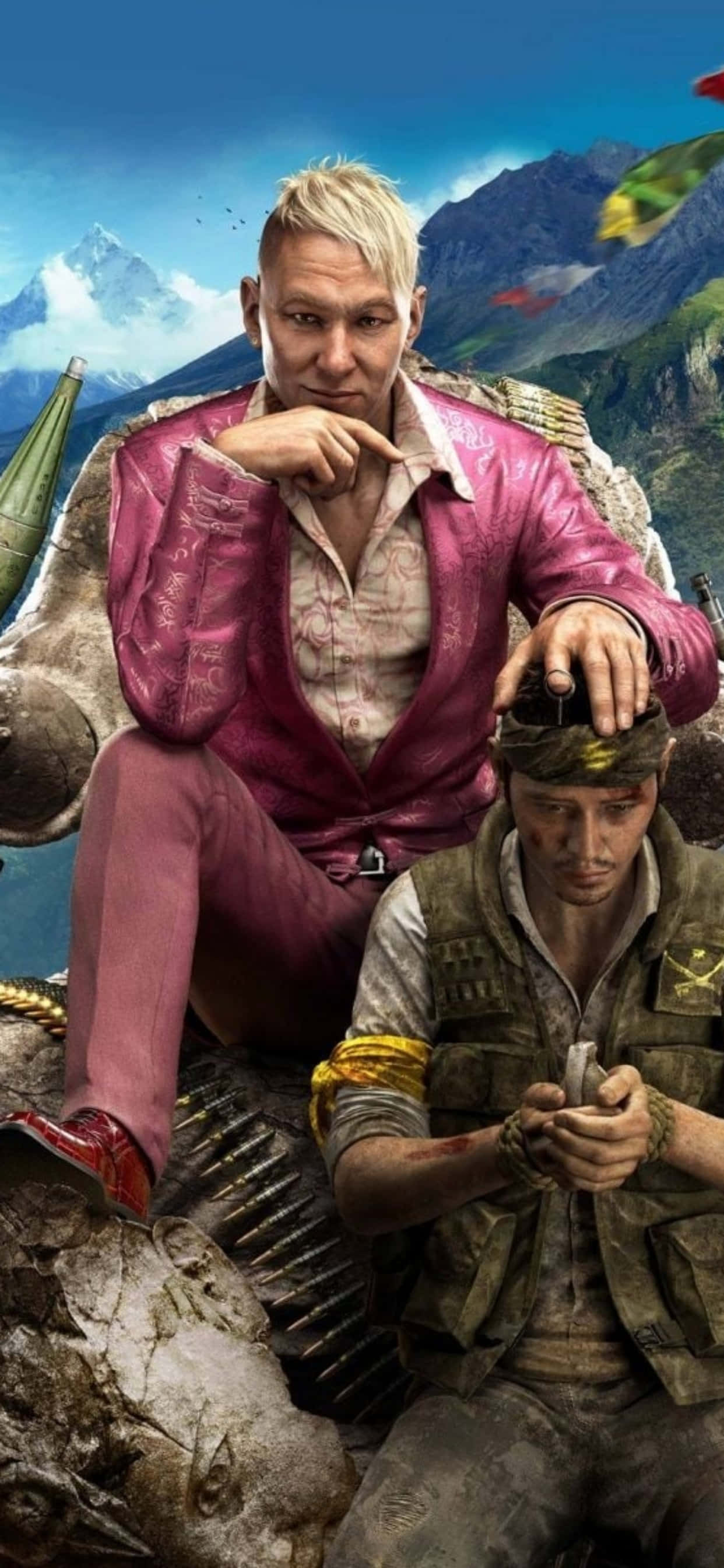 Plecați în aventuri sălbatică cu iPhone Xs Max și Far Cry 4. Fundal