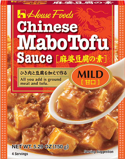 Plic Sos Chinezesc Mabo Tofu de la House Foods Fundal