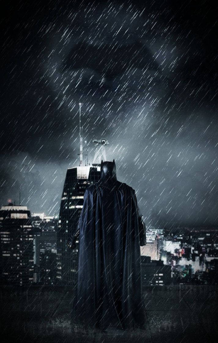 Fundal de ecran cu ploaia din filmul Batman — Batman Fundal