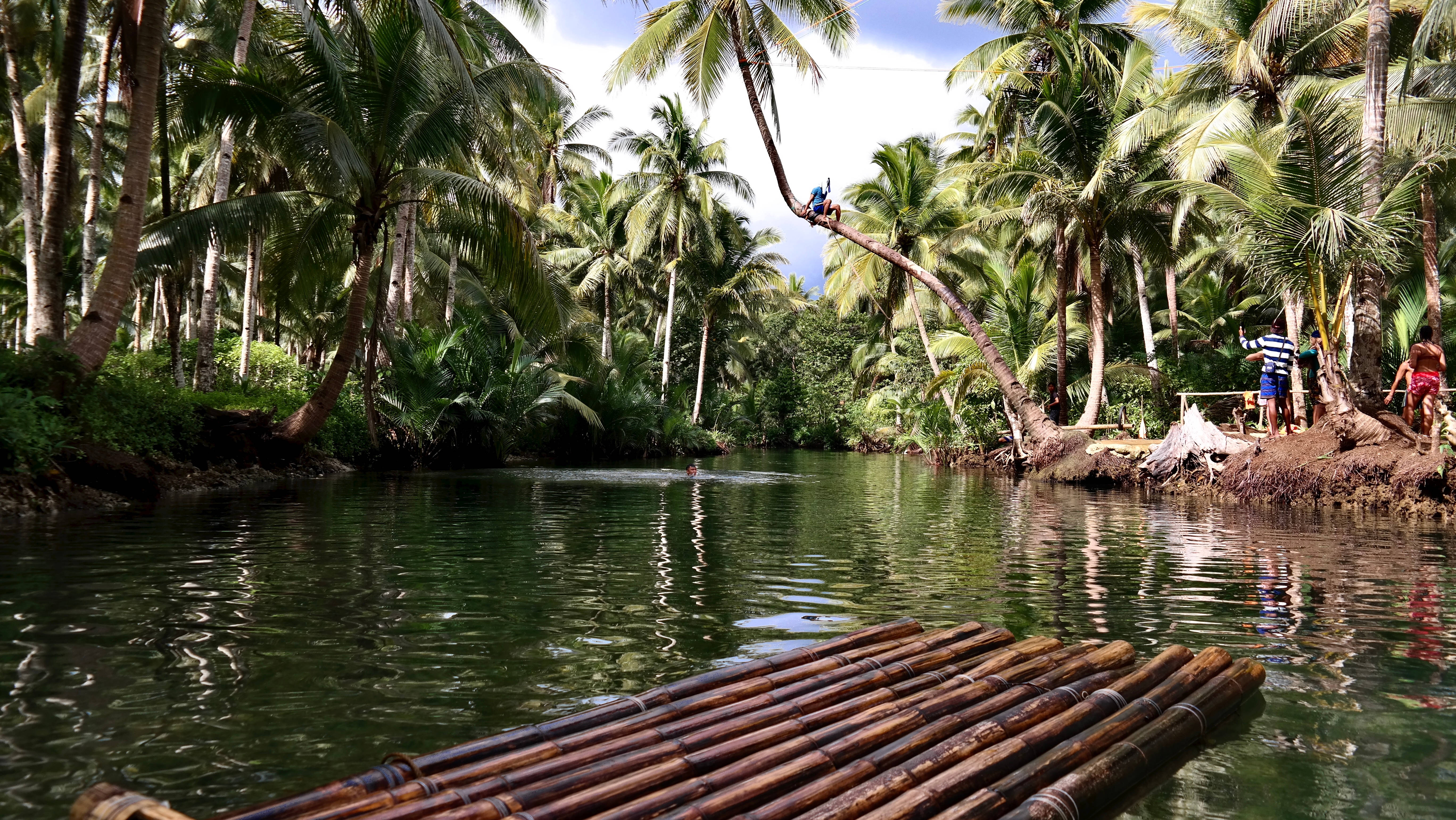 Plută pe Râul Maasin, Insula Siargao Fundal