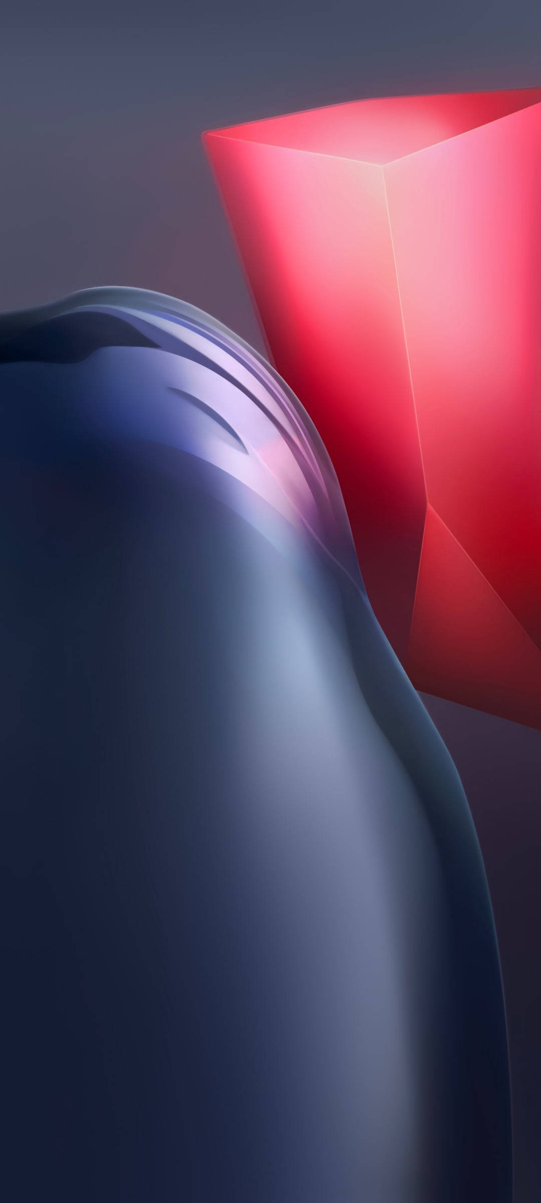 POCO X2 Abstract Roșu și Gri Fundal