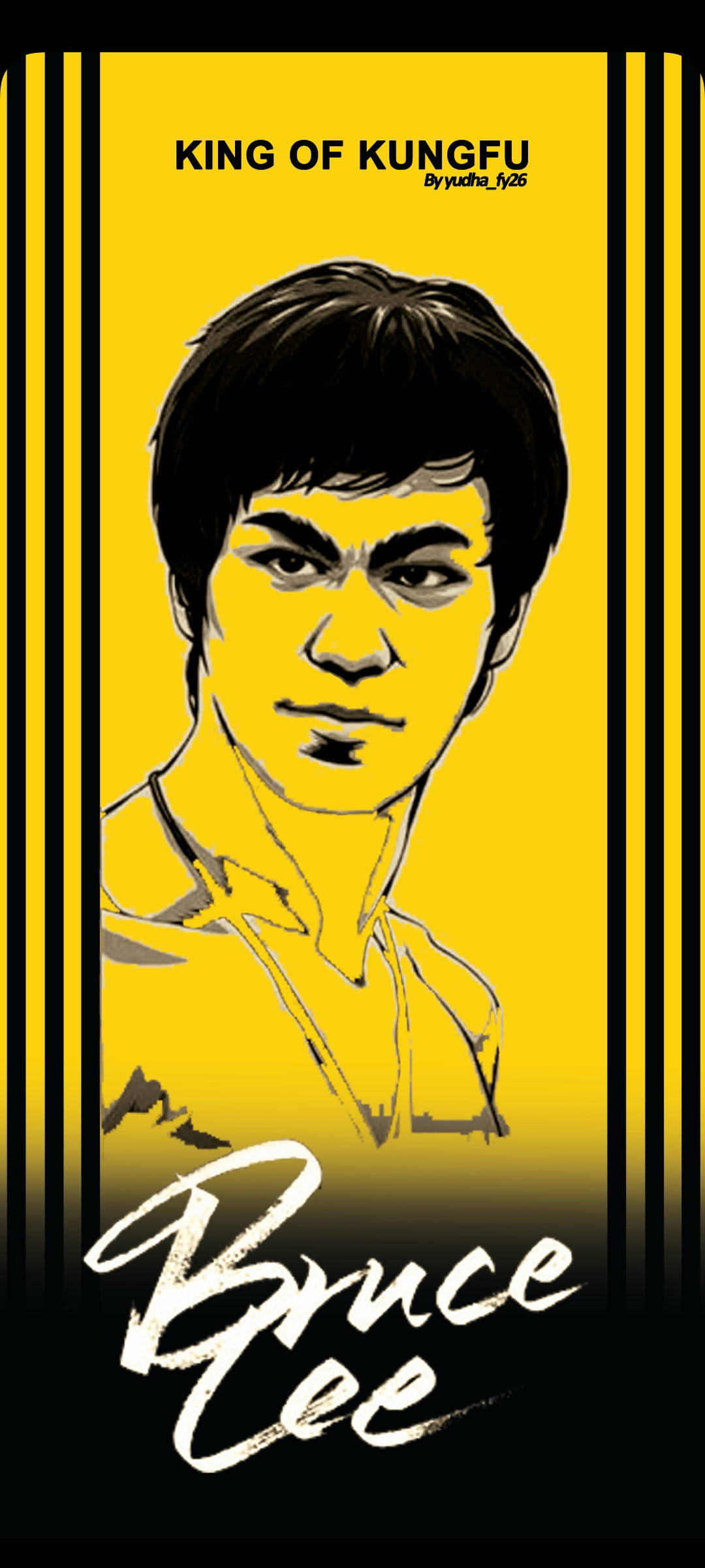 POCO X2 Artă Bruce Lee Fundal