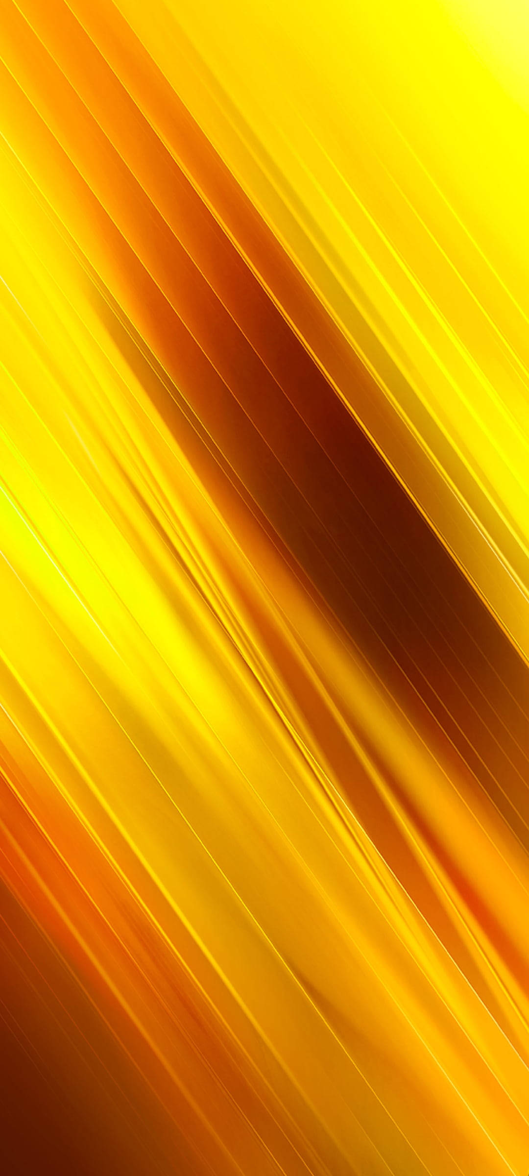 POCO X2 Linii Diagonale Galbene Fundal