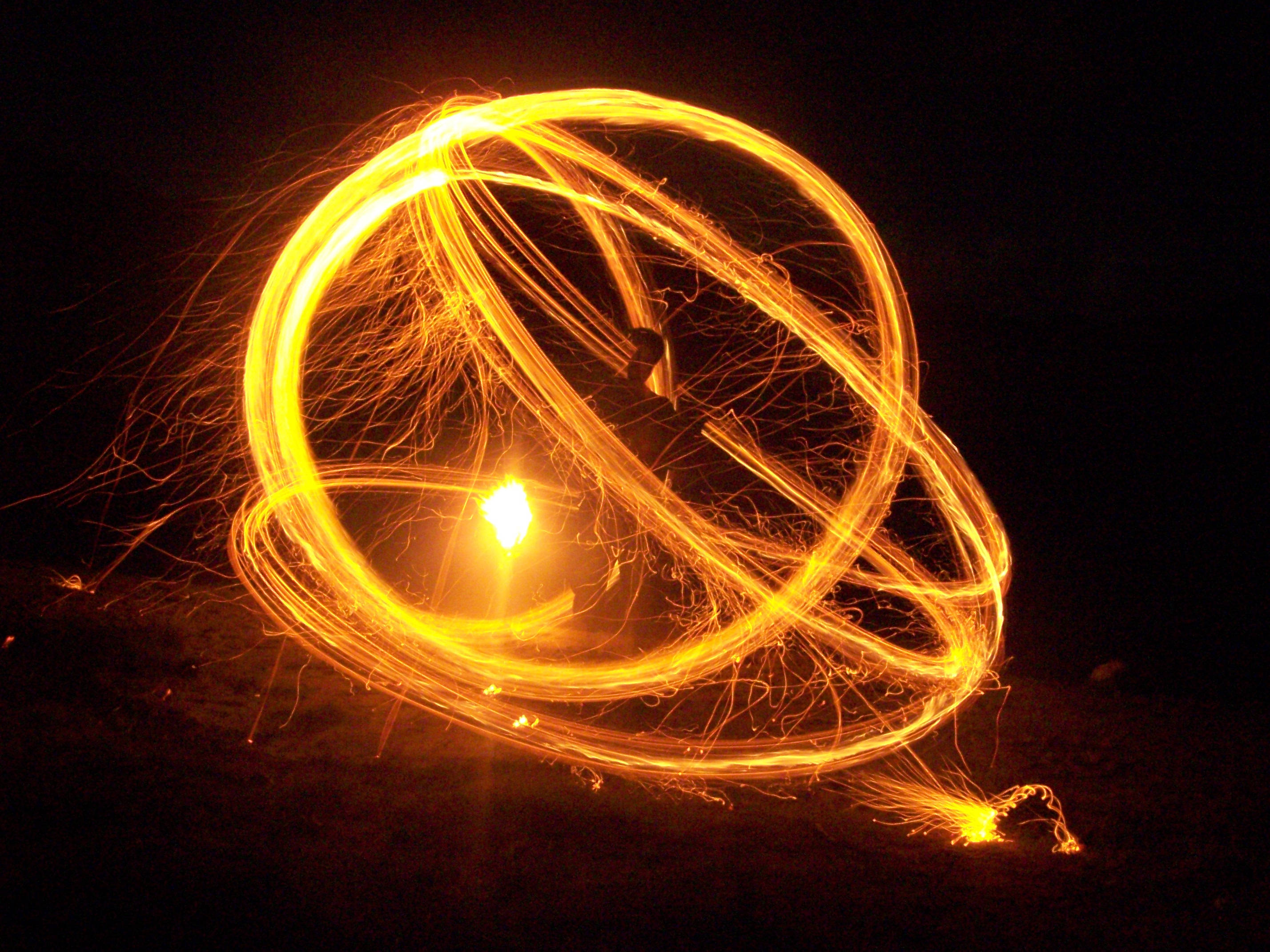 Poi de Foc Cool pentru iPad Fundal