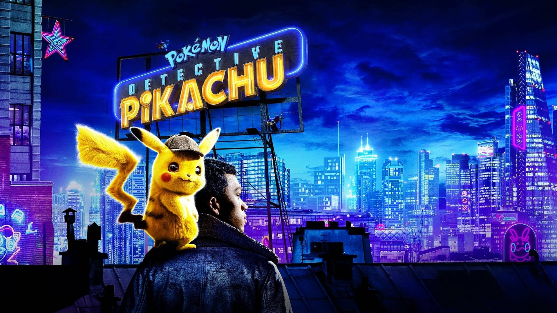 Pokemon Detectiv Pikachu Justice Smith Fundal