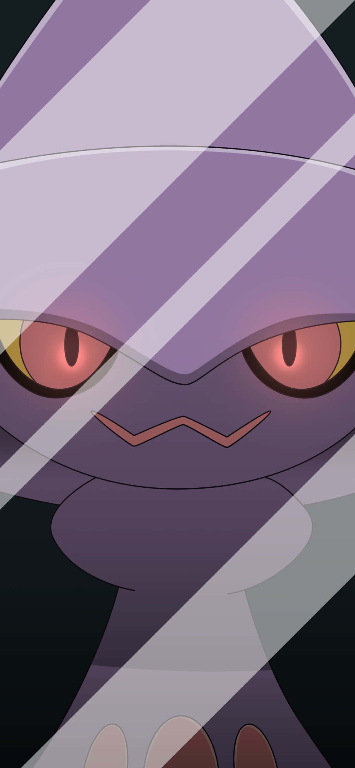 Pokémon Fantomă Mismagius în Oglindă Fundal