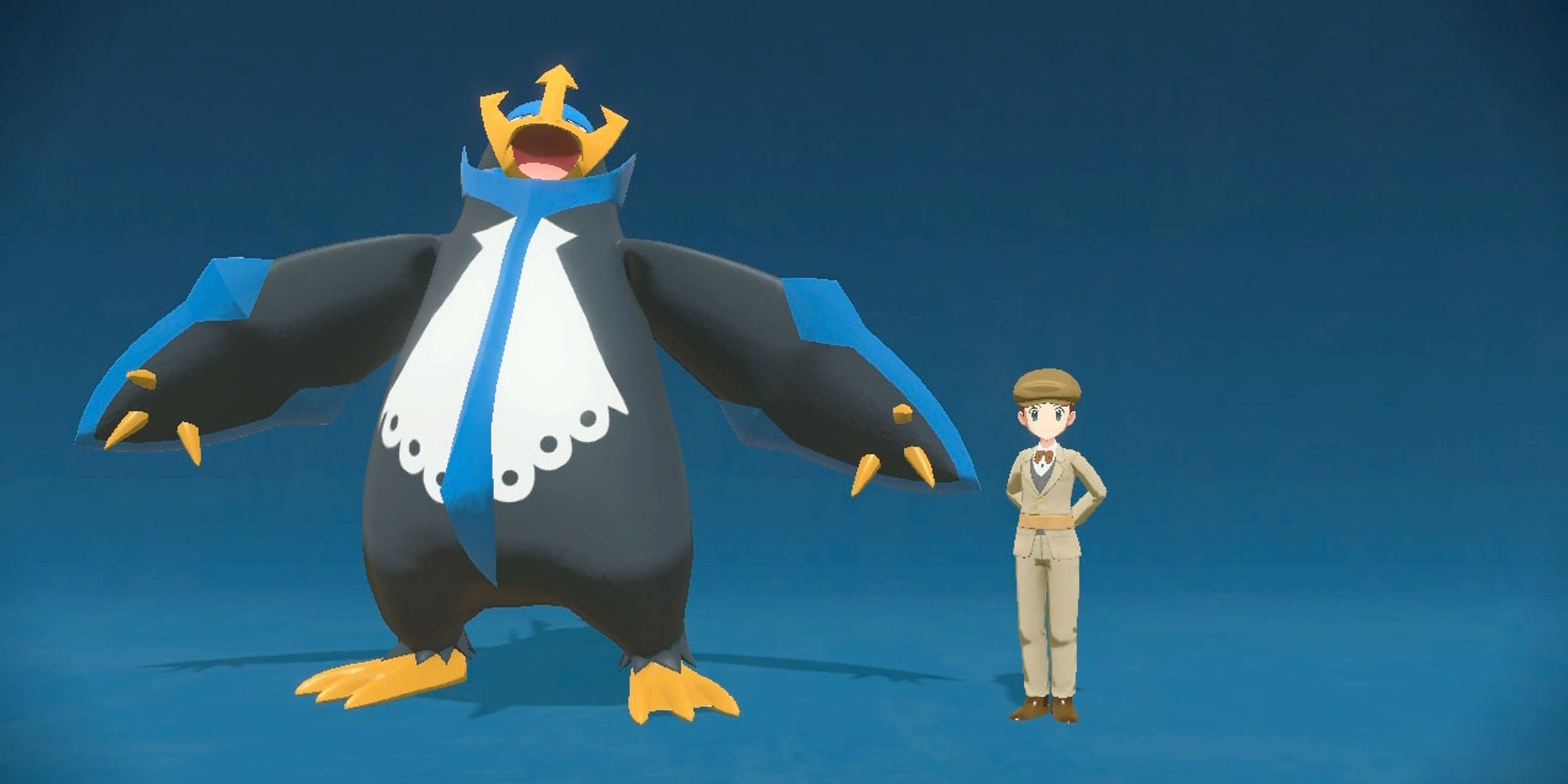 Pokemon Legends Arceus Empoleon uriaș Fundal