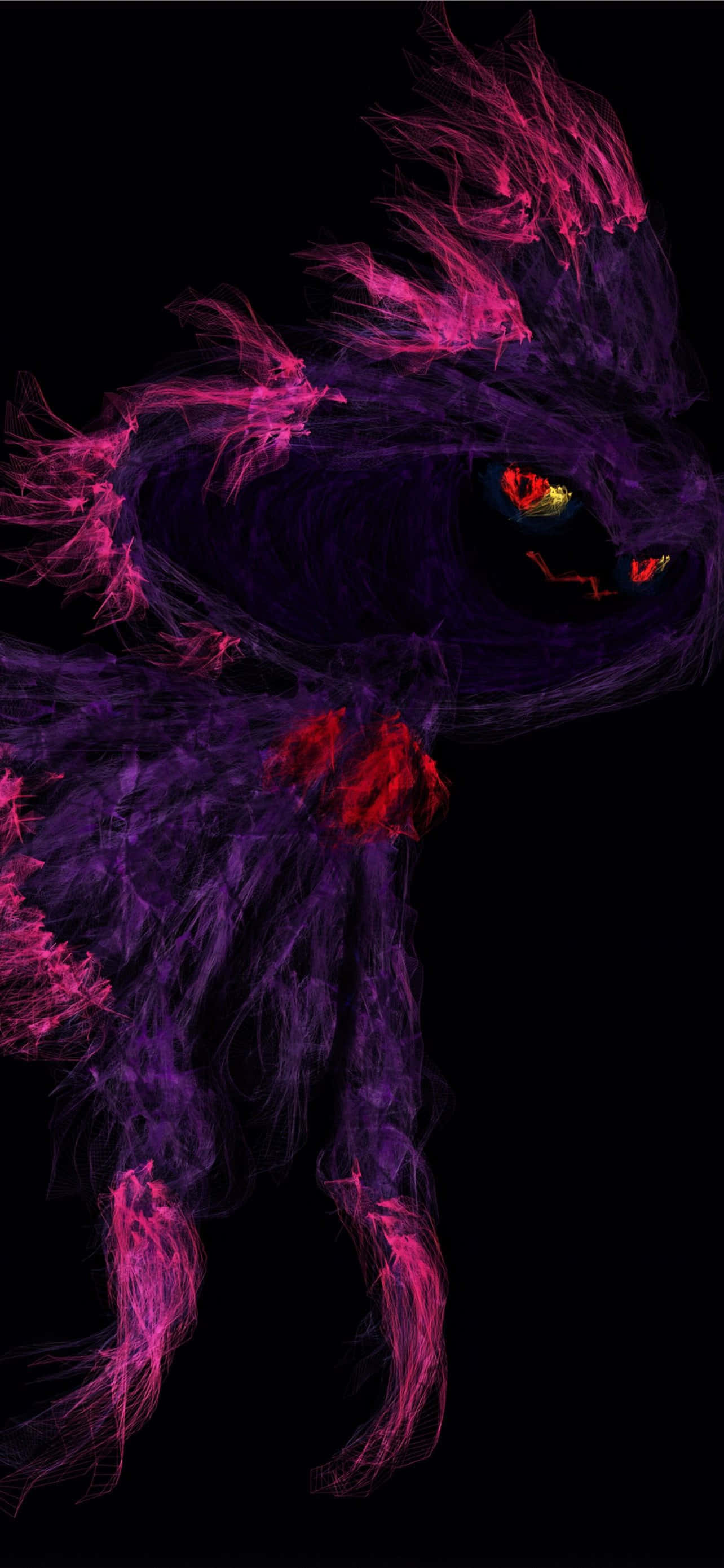 Pokémon Mismagius Ghost Artwork Fundal