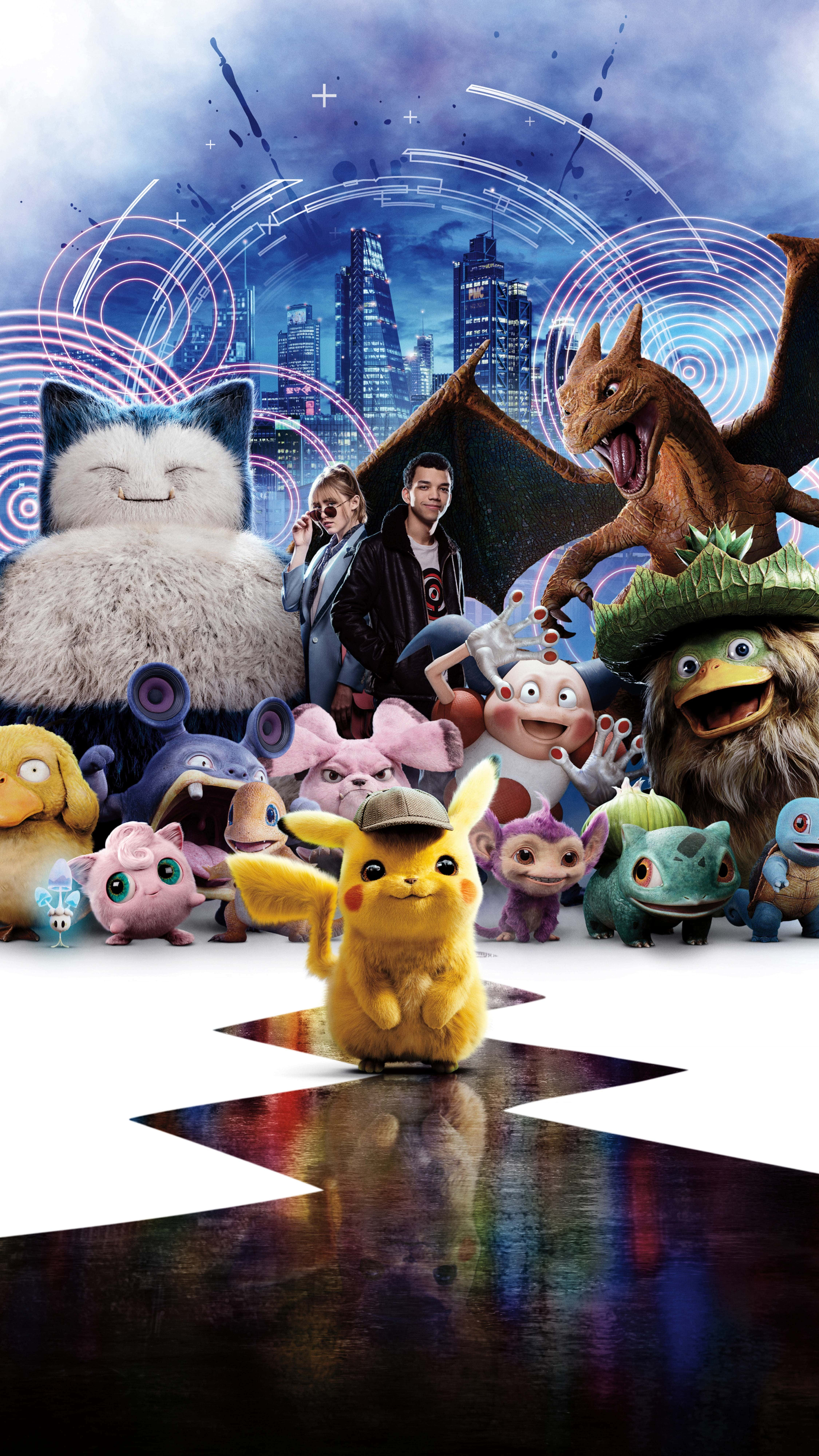 Pokemon PFP Detectivul Pikachu Fundal