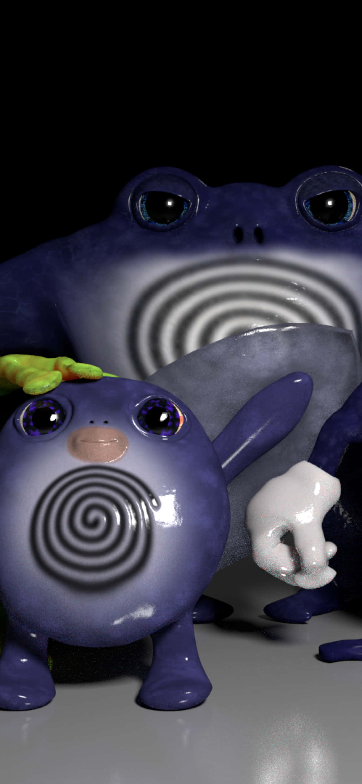 Poliwag și Poliwrath Fundal