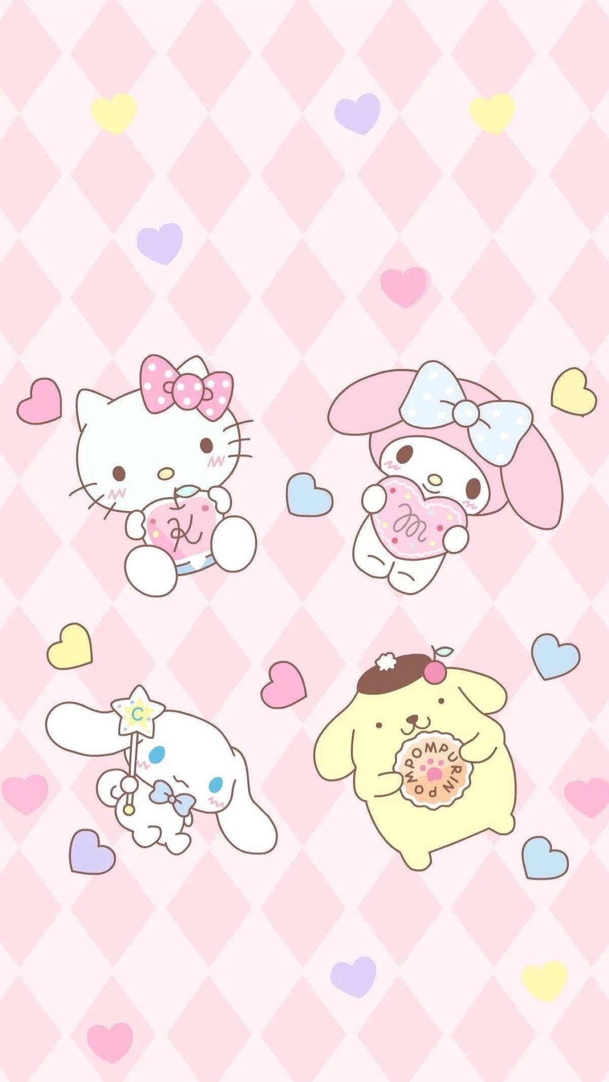 Pompompurin și Hello Kitty, Pregătiți pentru o Aventură Kawaii! Fundal