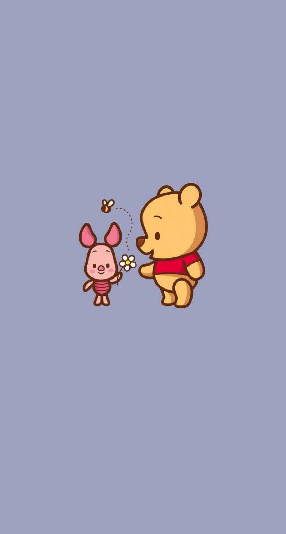 Pooh și Purceluș Drăguț iPhone Fundal