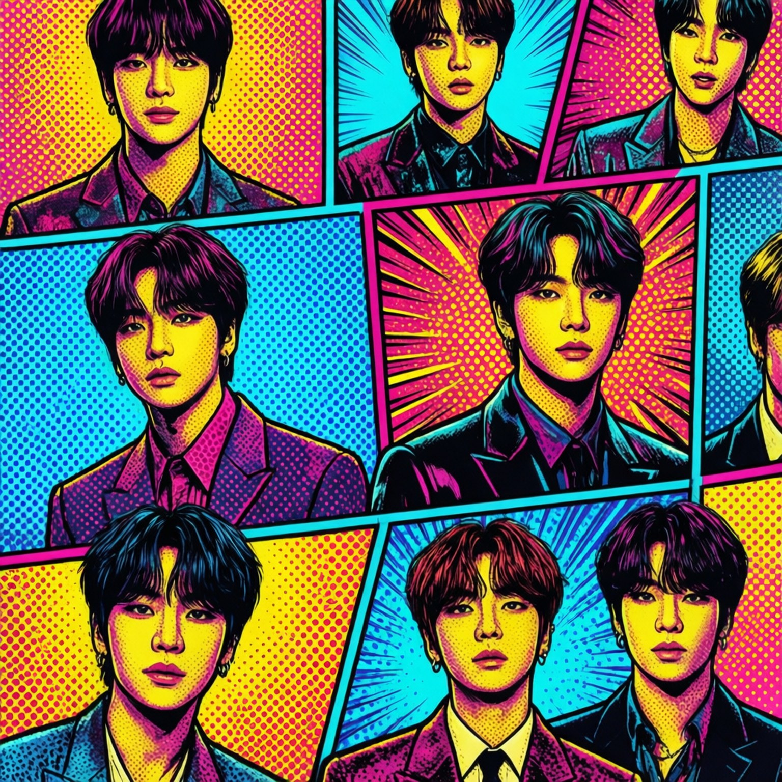 Pop Art Comics Fundal