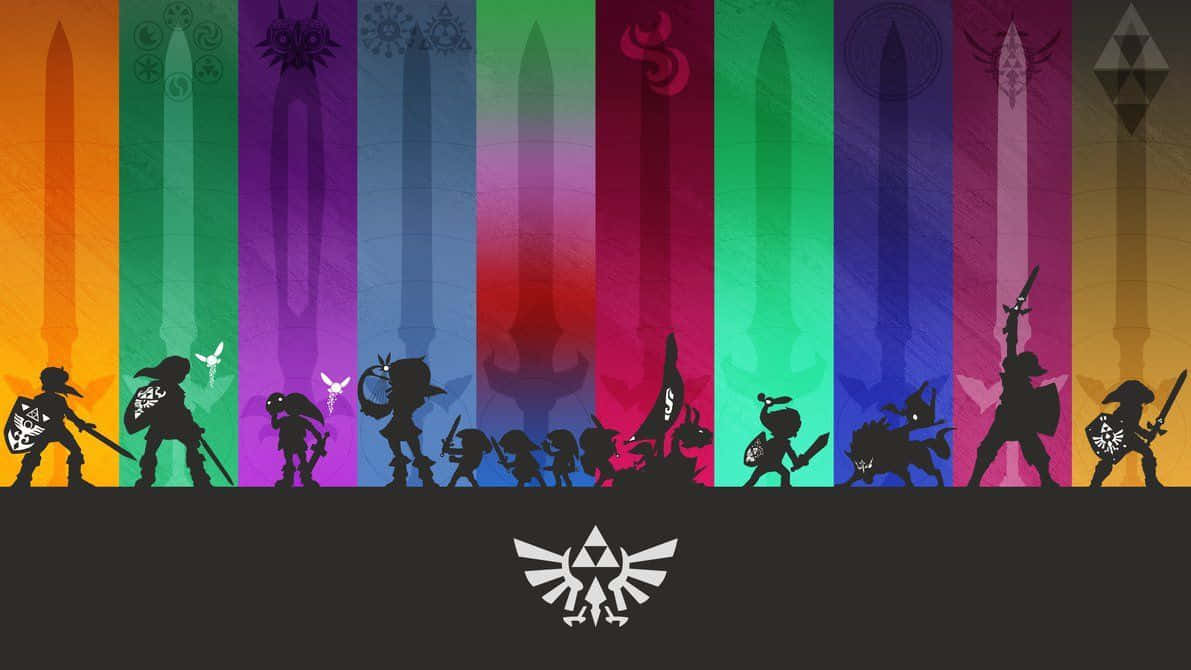 Pornește în căutarea salvării Hyrule în aventura epică, Legend Of Zelda Fundal