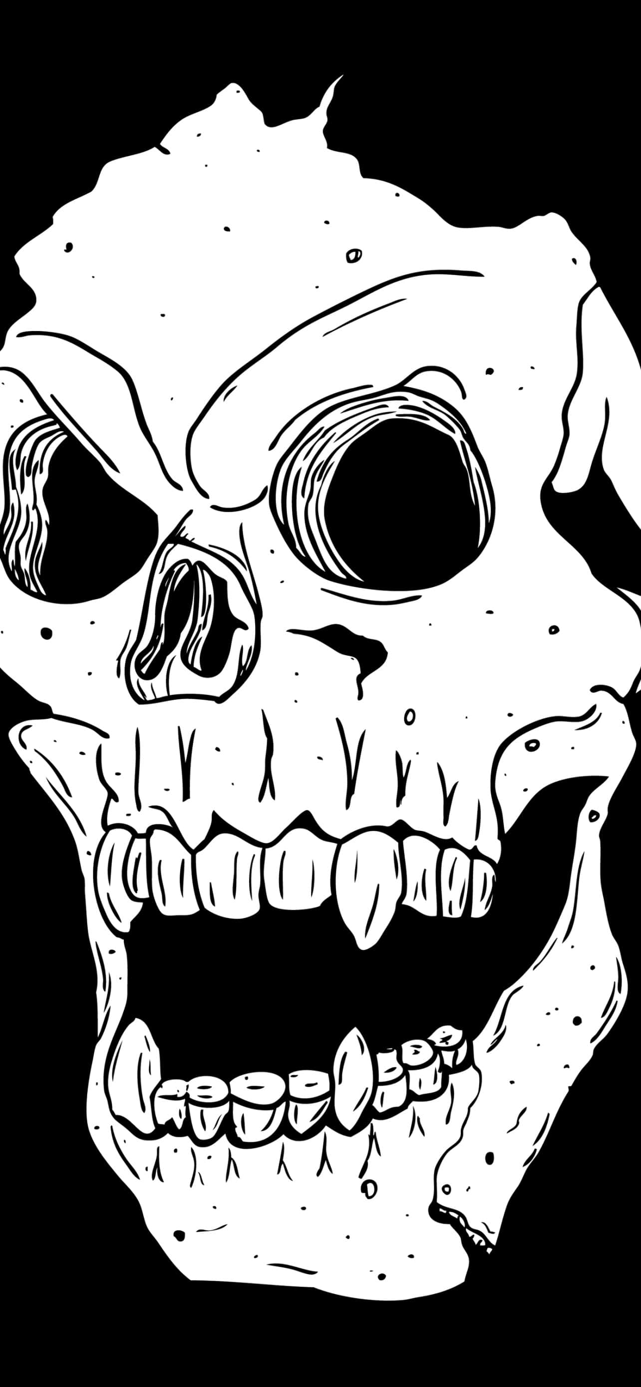 Porniți conversația cu Skull Phone Fundal
