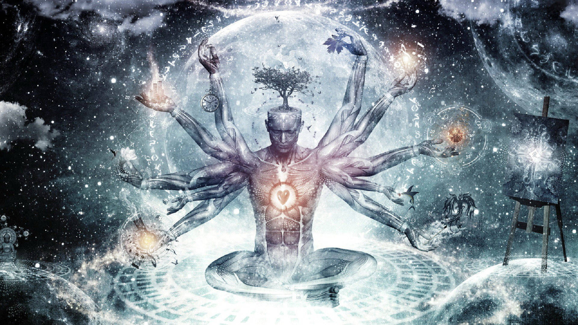 Portal Estetic Spiritual către Minte Fundal