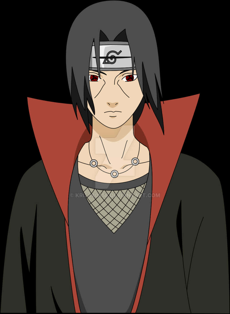 Portret anime Itachi Uchiha Fundal