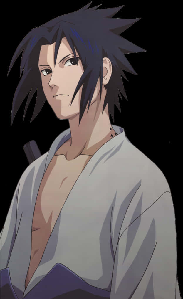 Portret anime Sasuke Uchiha Fundal