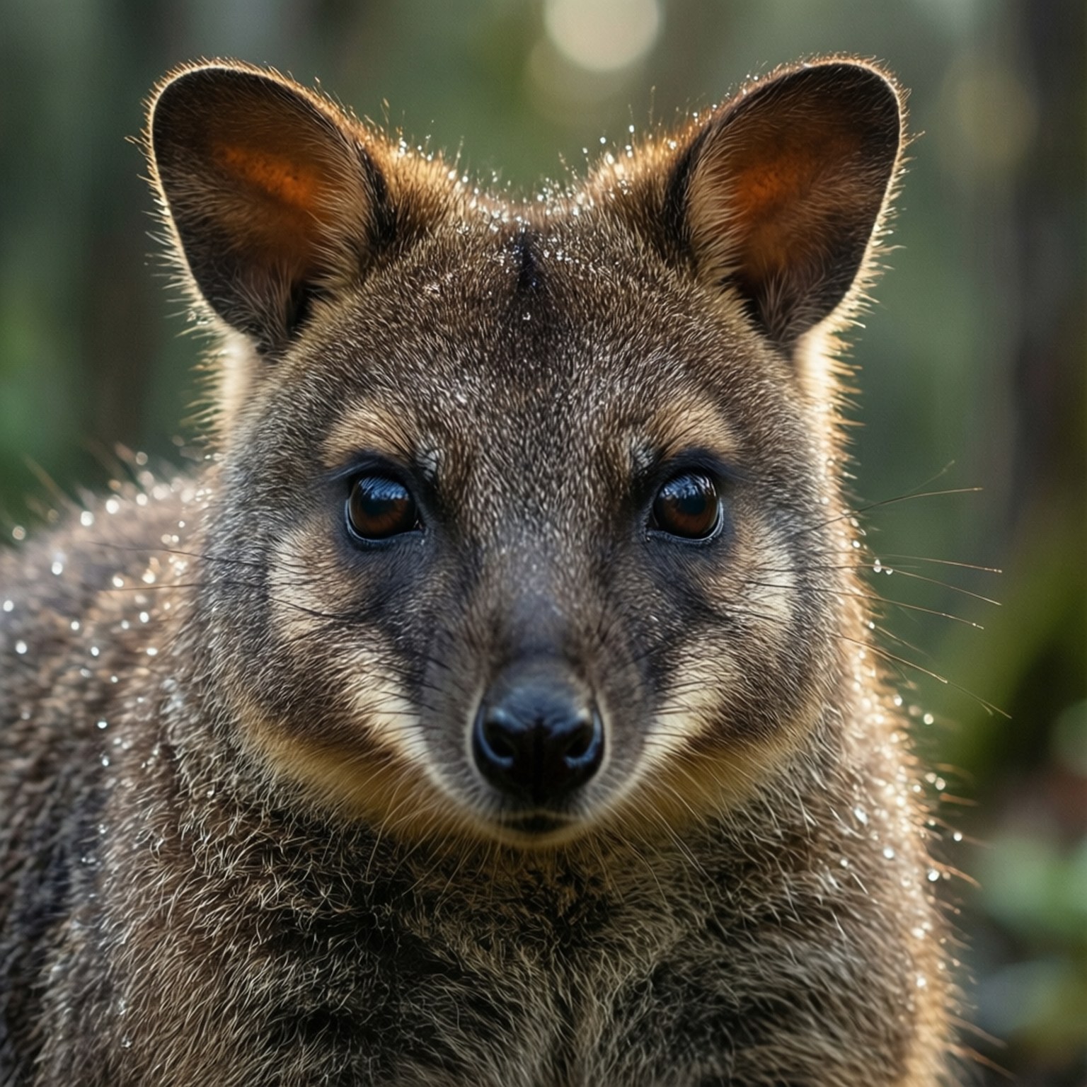 Portret Bandicoot de Pădure Fundal