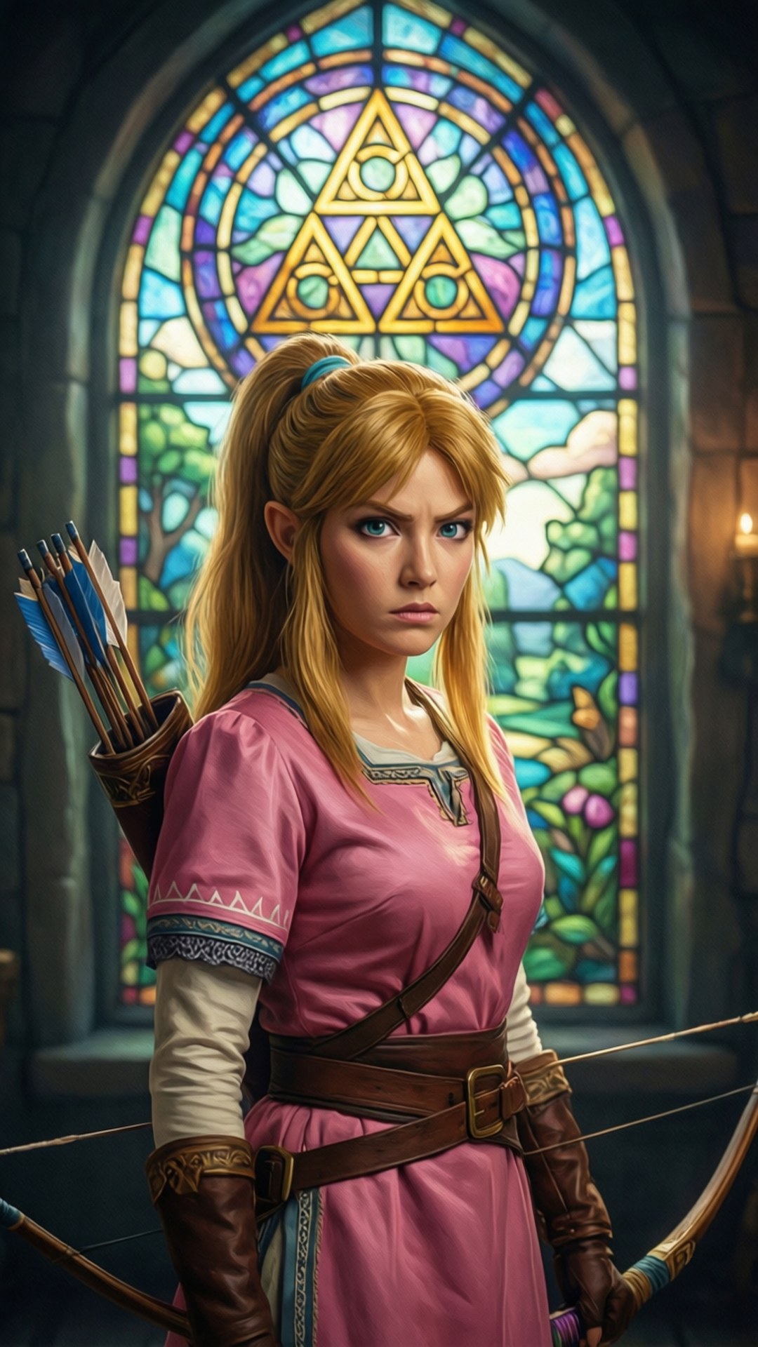 Portret Clasic Zelda Fundal