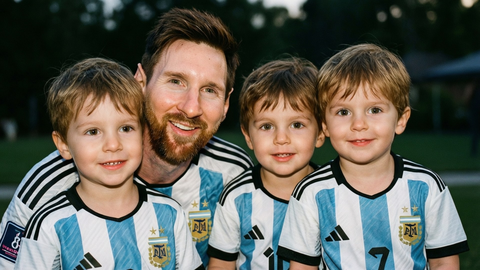 Portret de familie Messi Fundal