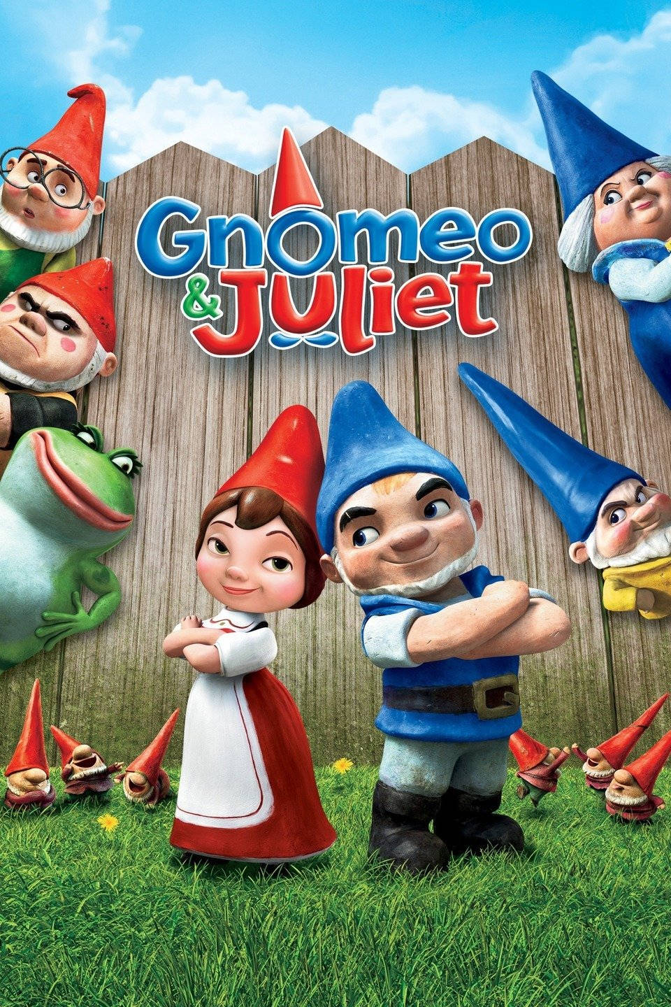Portret Gnomeo și Julieta afiș de film Fundal