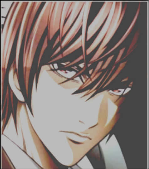 Portret intens al unui personaj anime Fundal