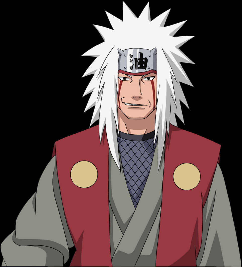 Portret Jiraiya, personaj anime — Anime estetic GIF Fundal