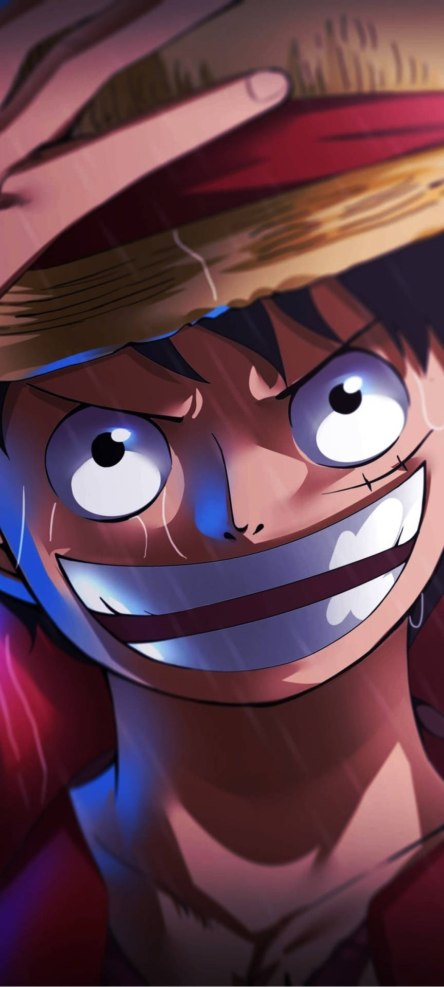 Fundal de ecran portret Luffy 4k One Piece — One piece 4K GIF Fundal
