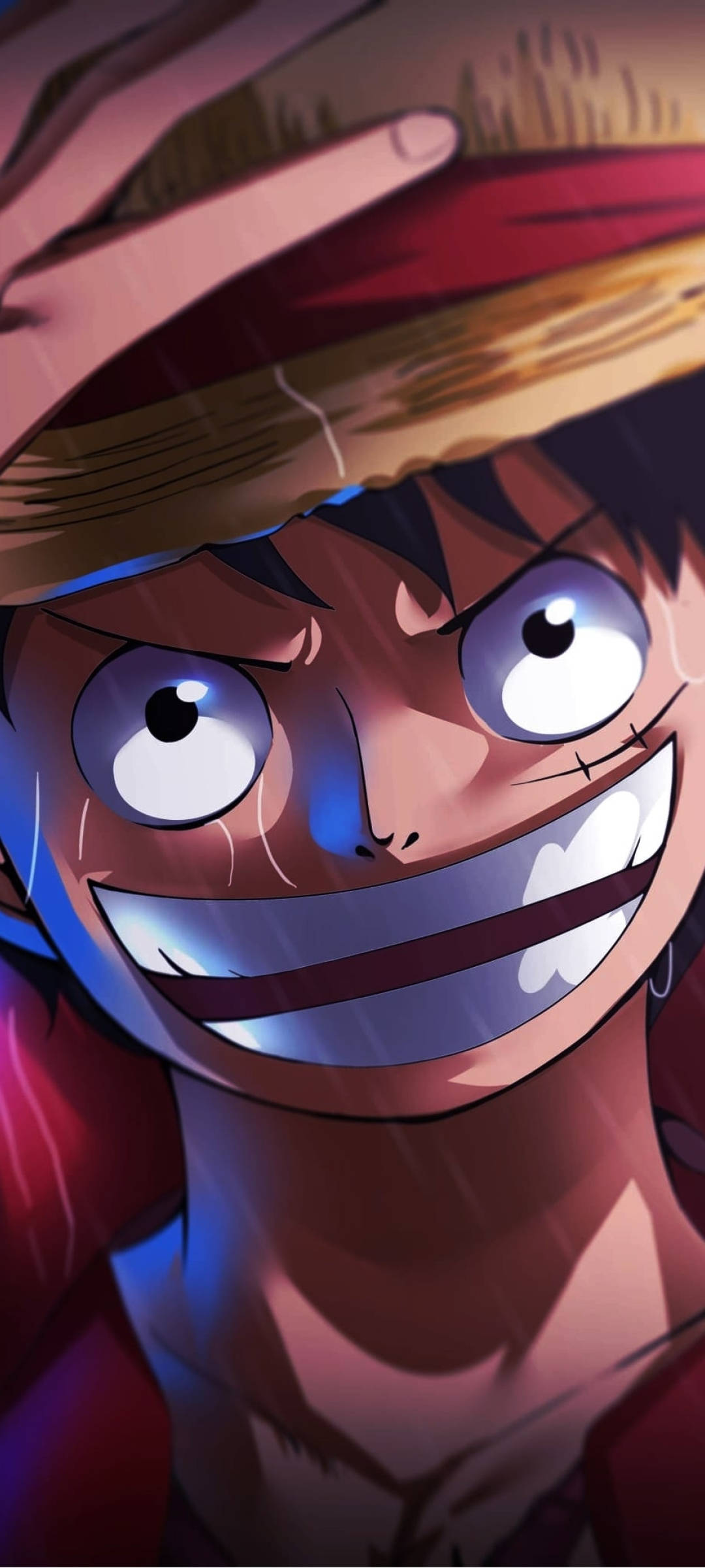 Portret Luffy 4K One Piece Fundal
