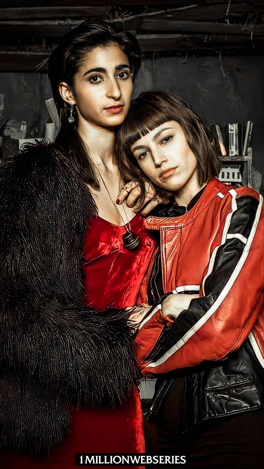 Portret Nairobi și Tokyo din La Casa de Papel Fundal