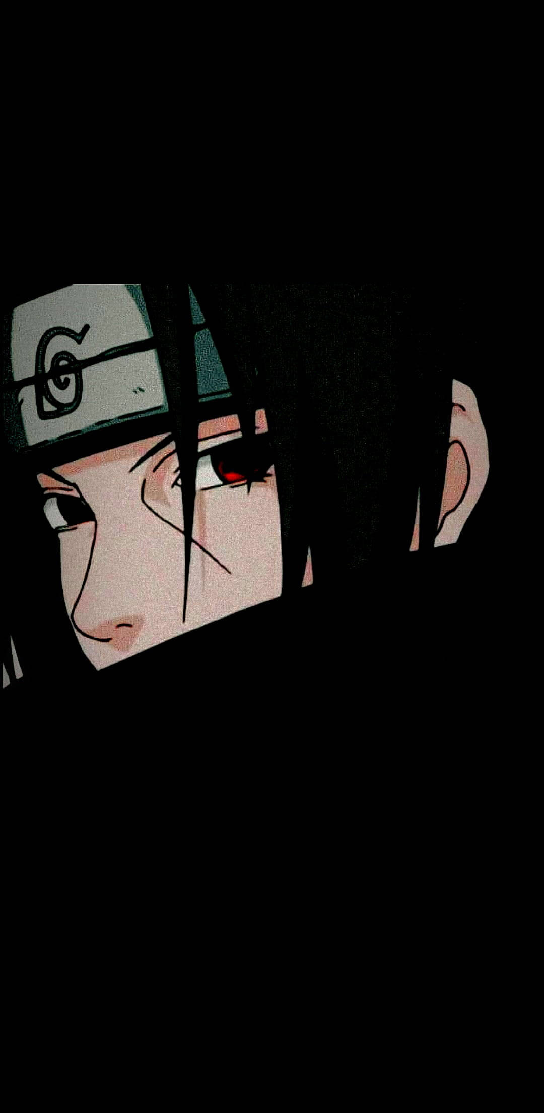 Portret remarcabil Akatsuki Uchiha Itachi prim-plan Fundal