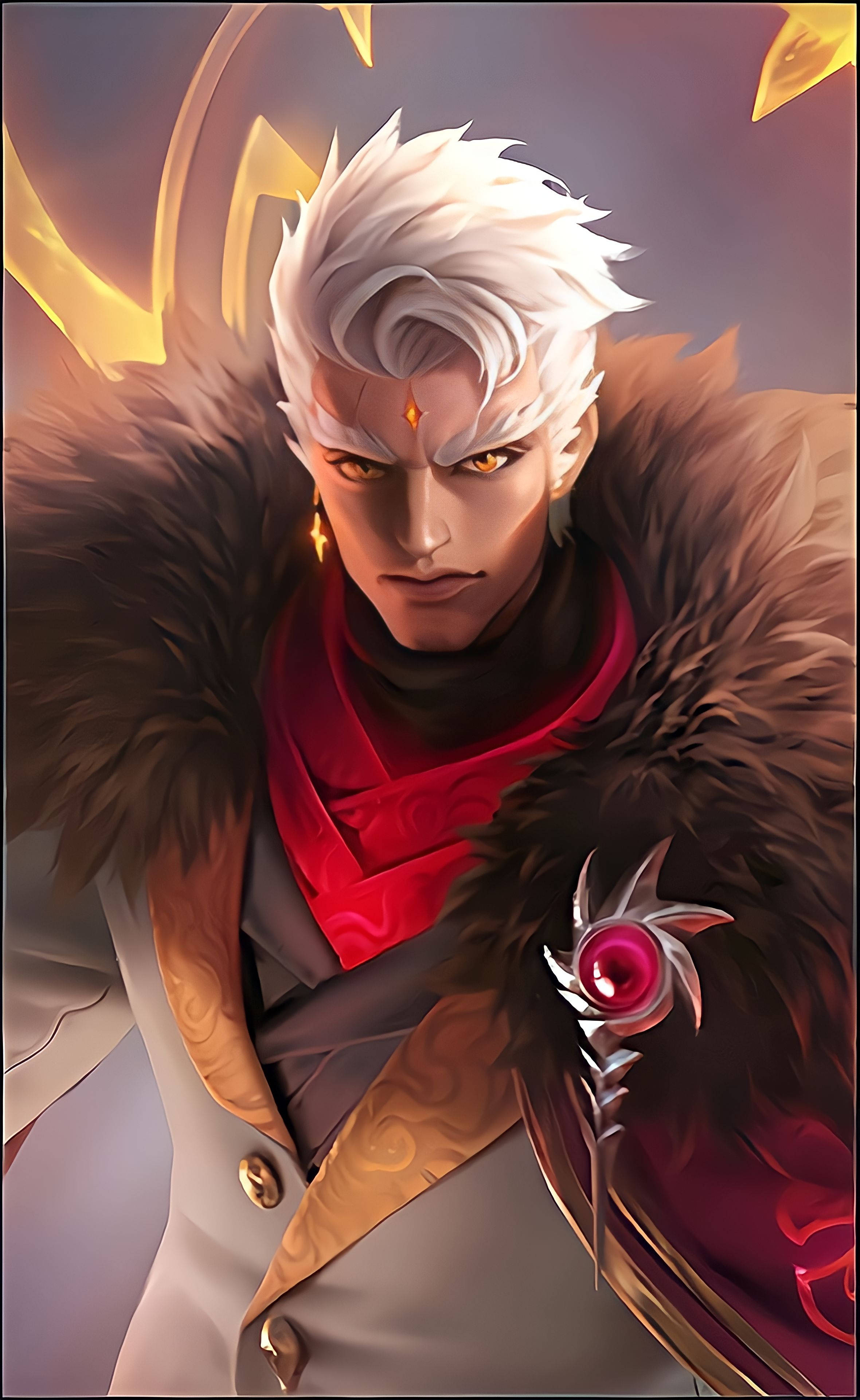 Portret Yu Zhong Exorcist Fundal